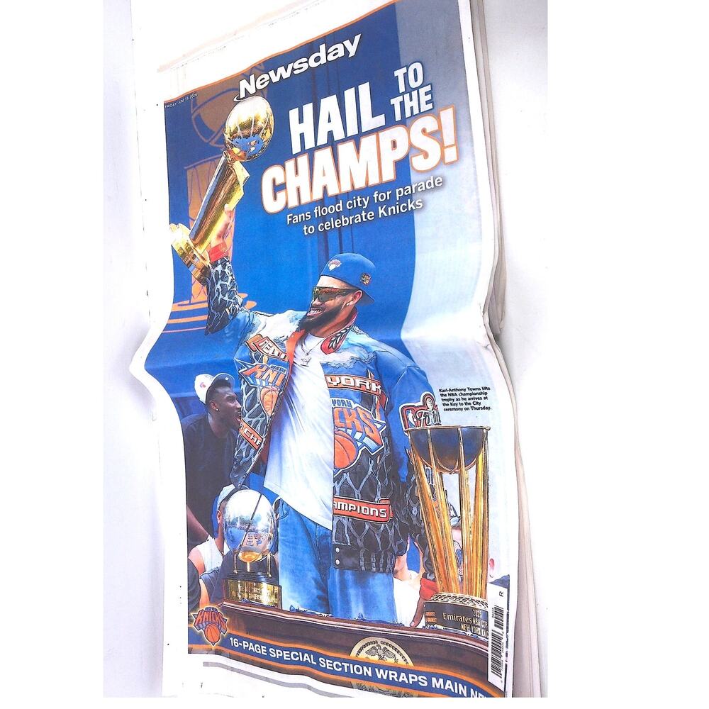 Newsday Hail To The Champs NY Knicks June 19, 2026 Complete Paper